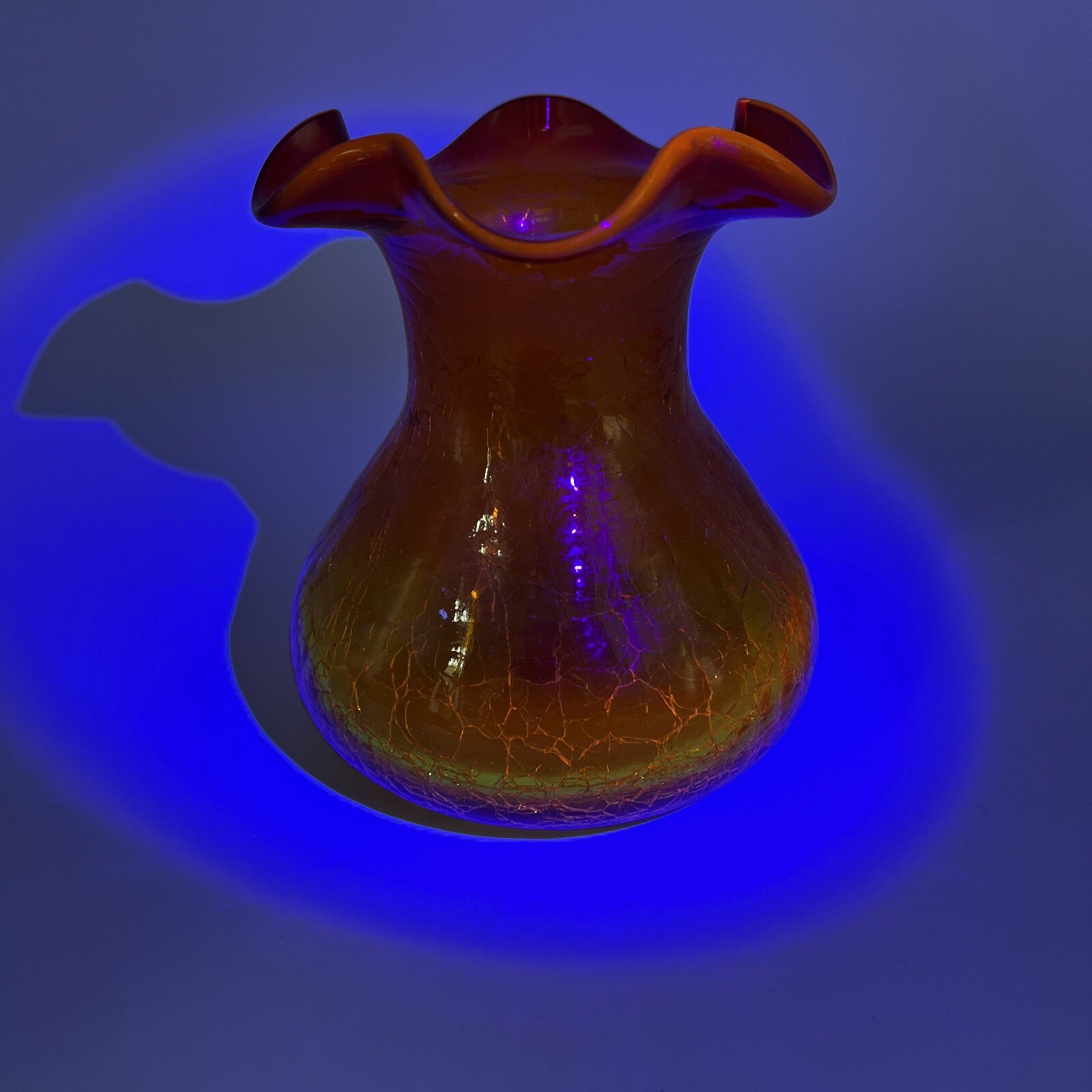 Vintage Rainbow Glass Cadmium 4.5\