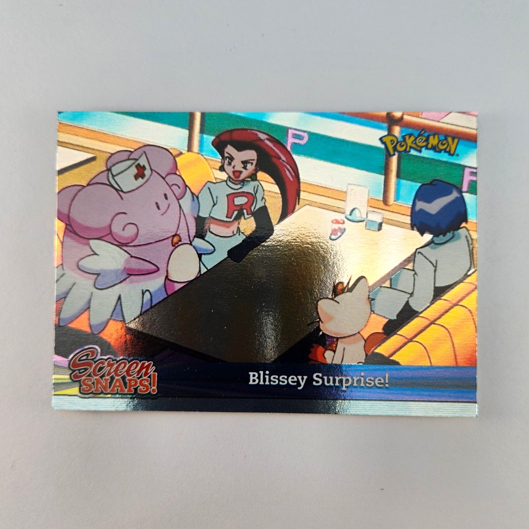 Topps Pokémon Blissey Surprise Holo Screen Snaps SNAP 27 English Insert Card Topps Pokémon Blissey Surprise Holo Screen Snaps SNAP 27 English Insert Card