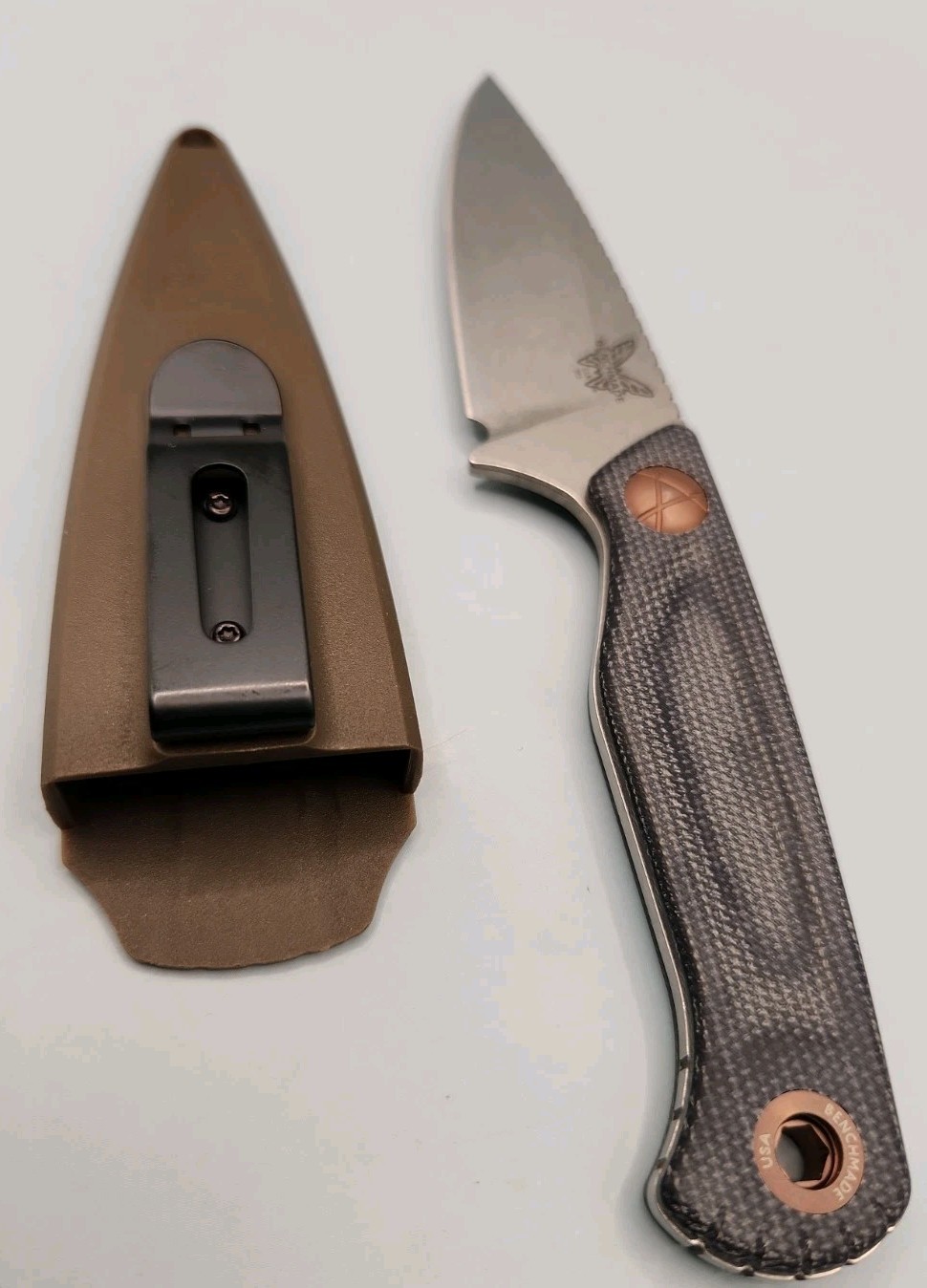 Benchmade Dacian 203 Blue Denim Mi Carta CPM Magnacut - Fixed blade