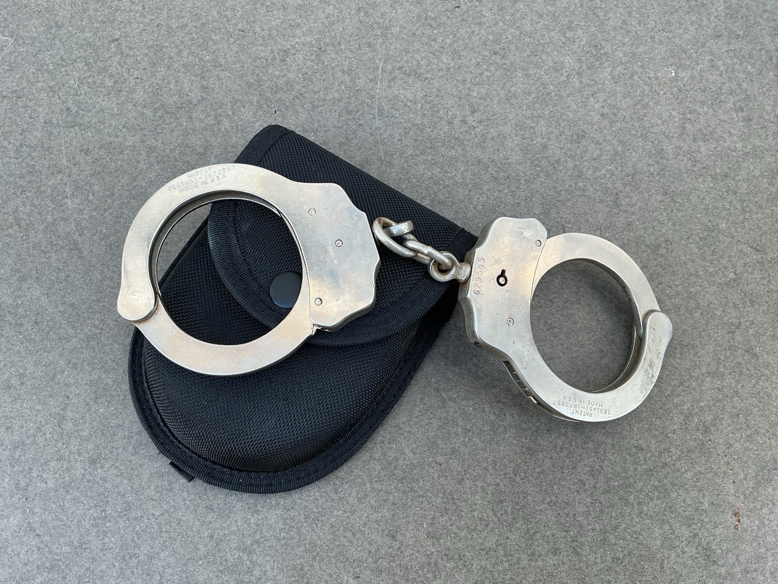 Vintage Peerless Handcuffs Patent 15311451 1872857 1930s