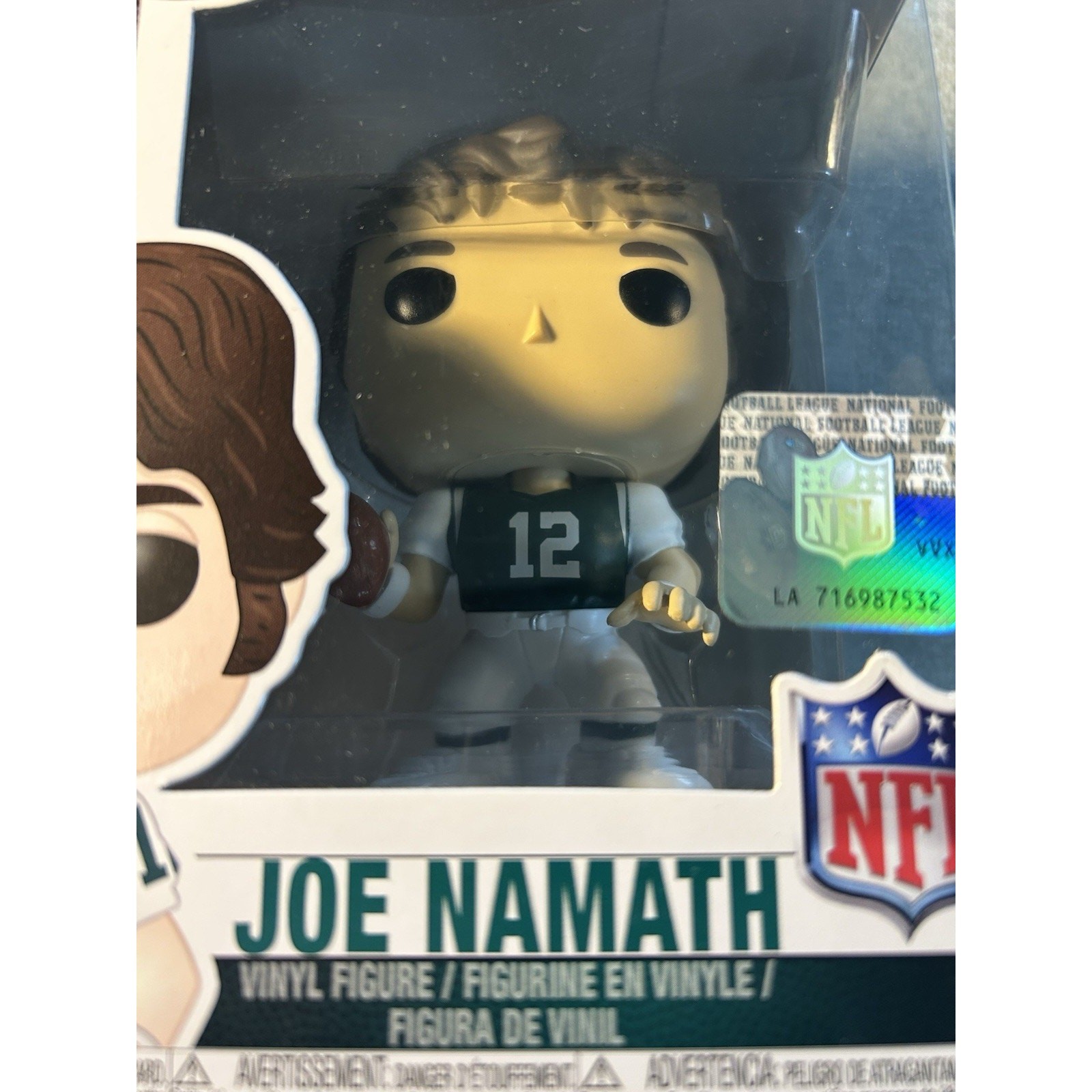 Funko Pop Vinyl: Joe Namath (Jets Home) #88