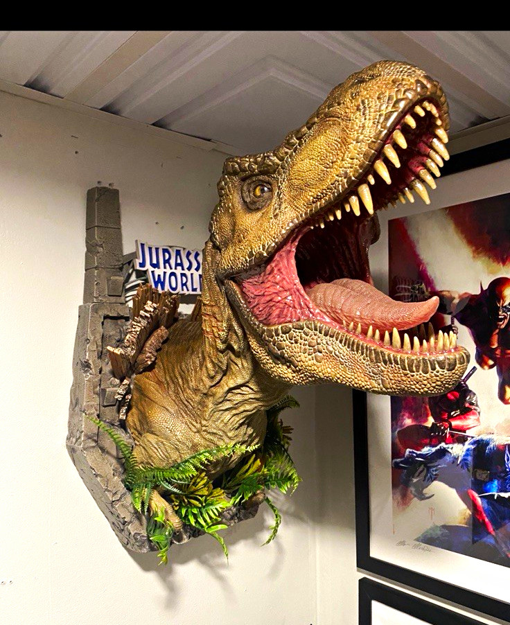 Infinity studio Tyrannosaurus Rex wall mount bust