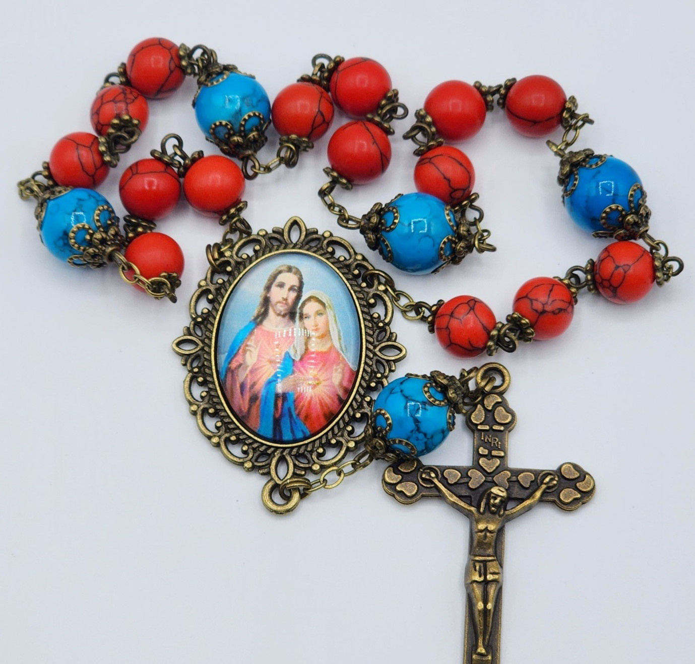 Chaplet of the Two Hearts of Jesus and Mary - Sacred Heart of Jesus - Immaculate
