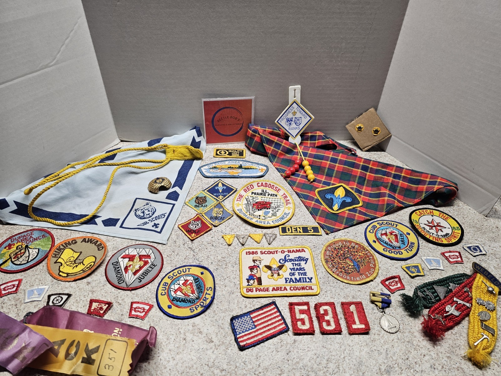 Cub Scout Vintage 1980's Patch Lot