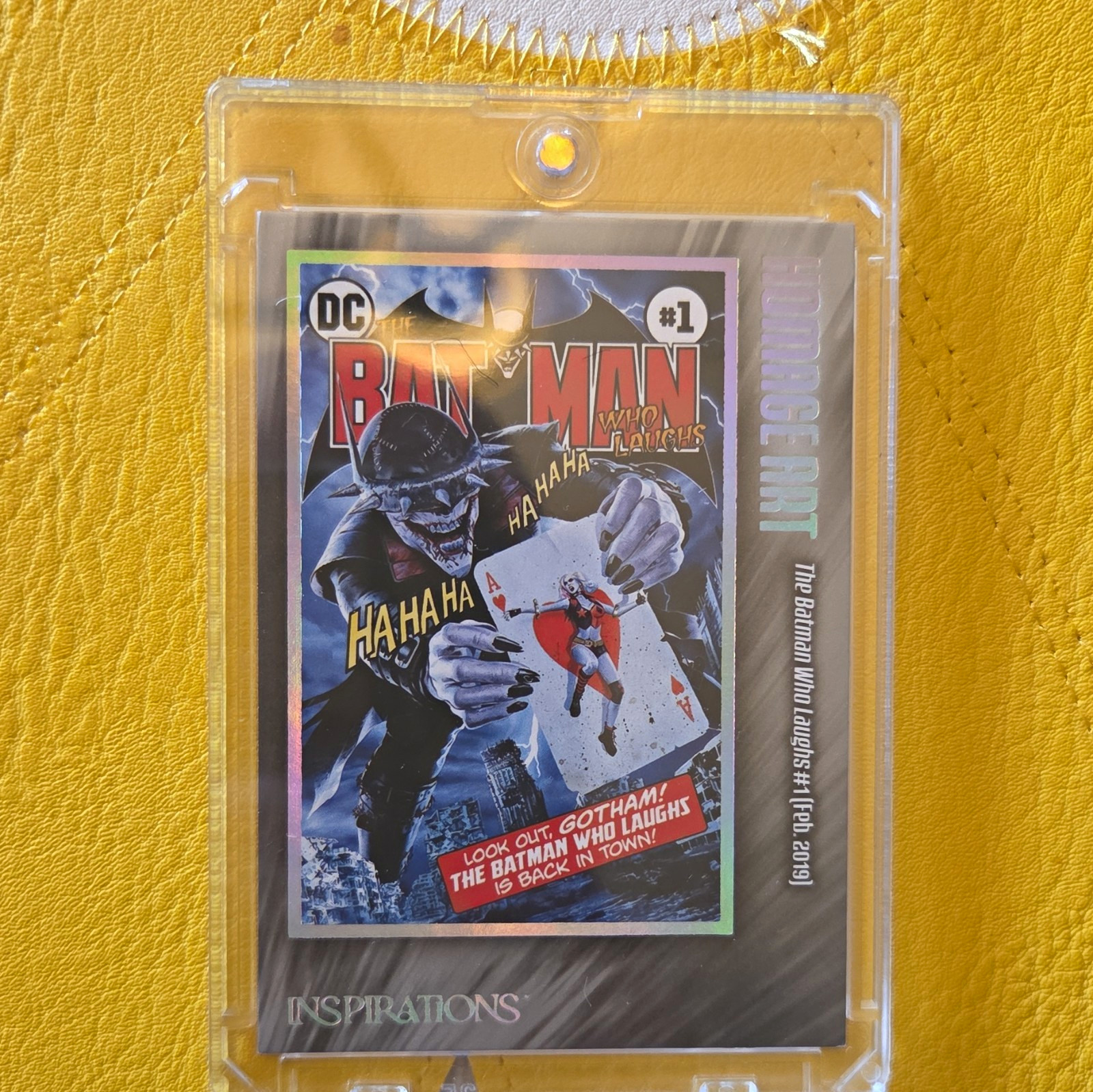 Upper Deck Inspirations The Batman Who Laughs #1 Insert DC Universe Batman Card