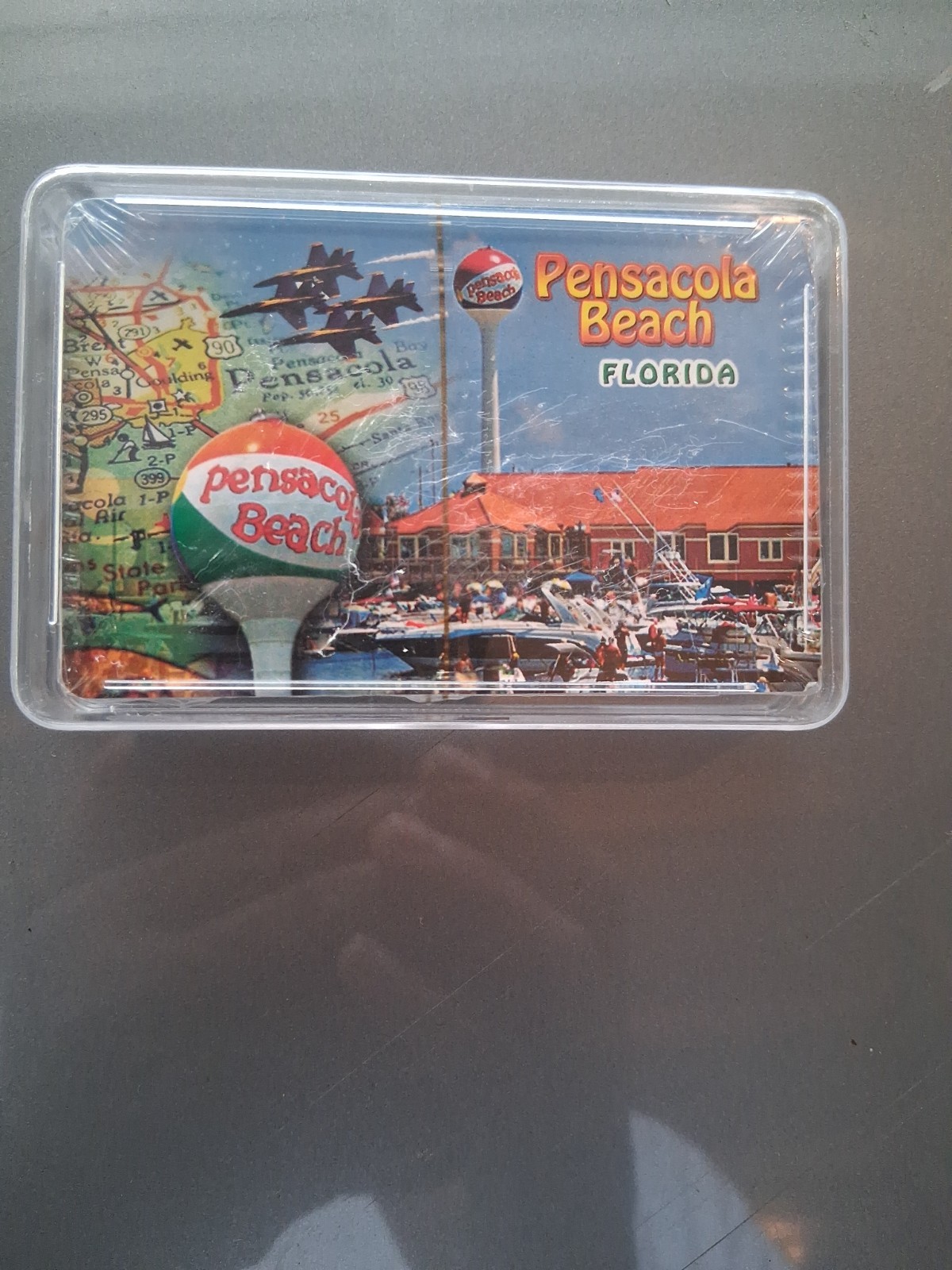 Sealed Pensacola Beach Florida Souvenir Design Playing Card Deck Sealed New. Sealed Pensacola Beach Florida Souvenir Design Playing Card Deck Sealed New.