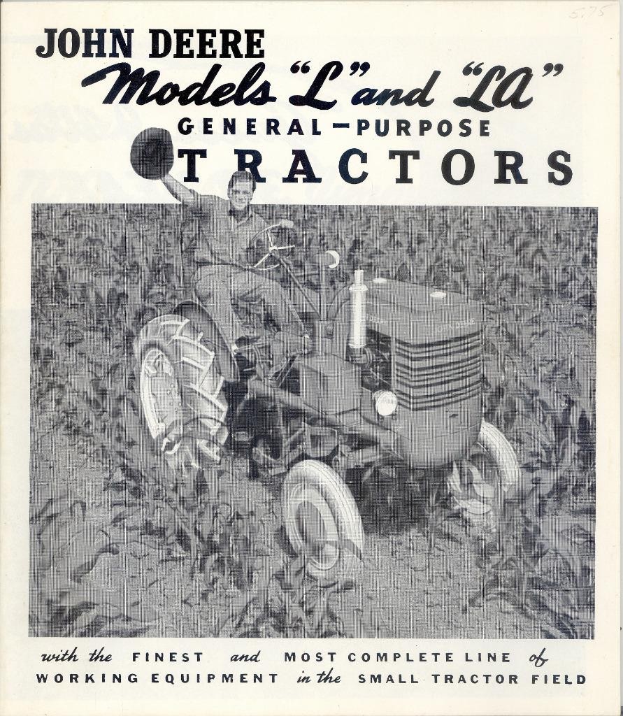 ANTIQUE 1941 JOHN DEERE BROCHURE 