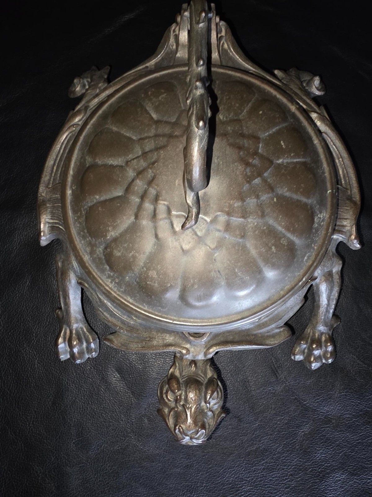 Antique 1800\'s Original Signed Bradley & Hubbard MFG. CO. Dragon Turtle Spittoon Antique 1800\'s Original Signed Bradley & Hubbard MFG. CO. Dragon Turtle Spittoon