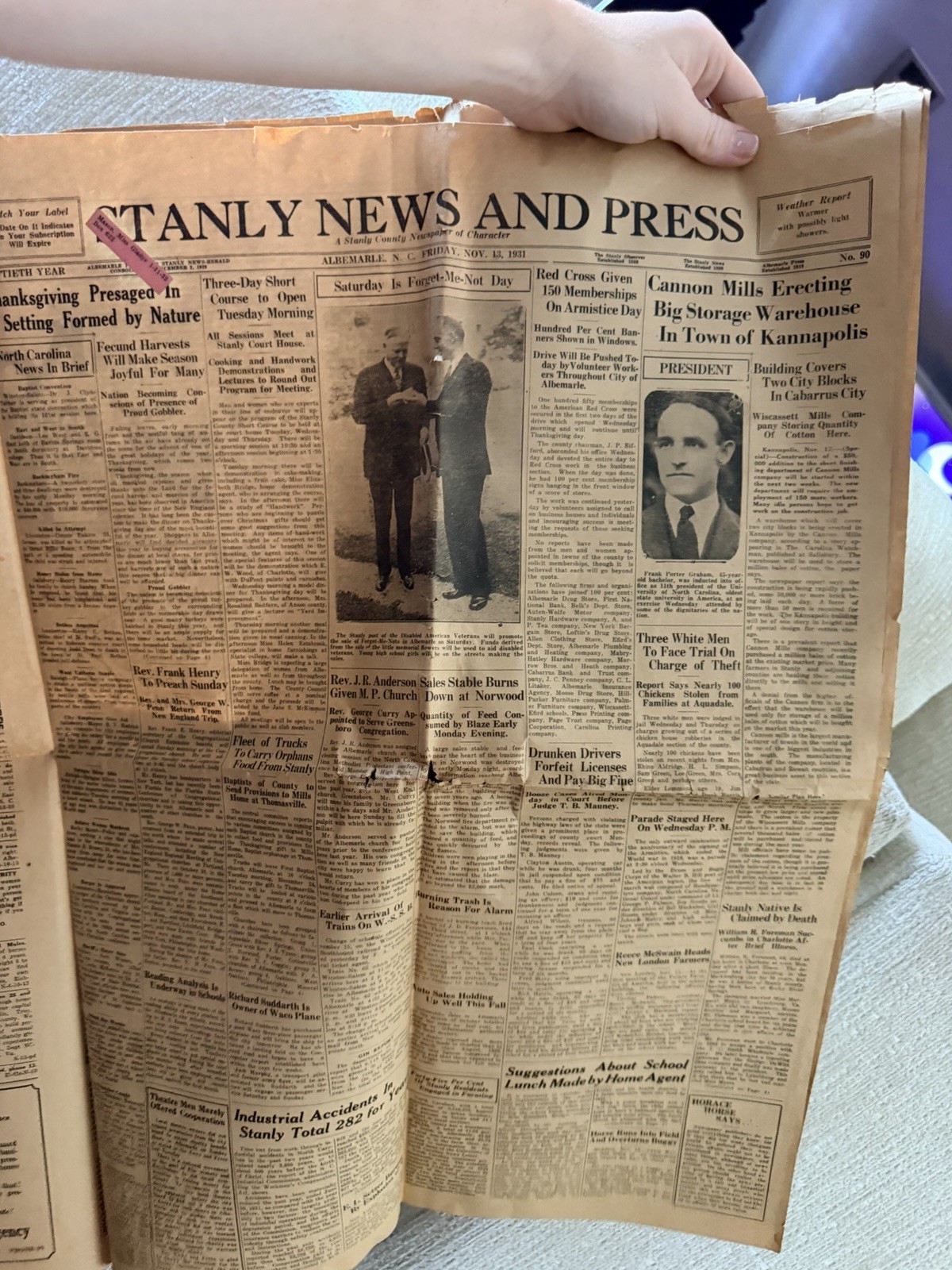 Stanly News and Press — Albemarle, NC 1931 Newspapers