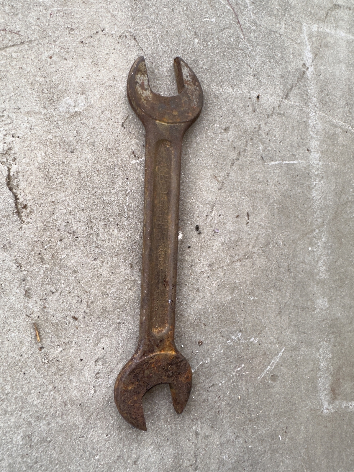 Vintage c1940 Auto-Kit No. 200 Open End Wrench 11/16 & 13/16 Vanadium Steel