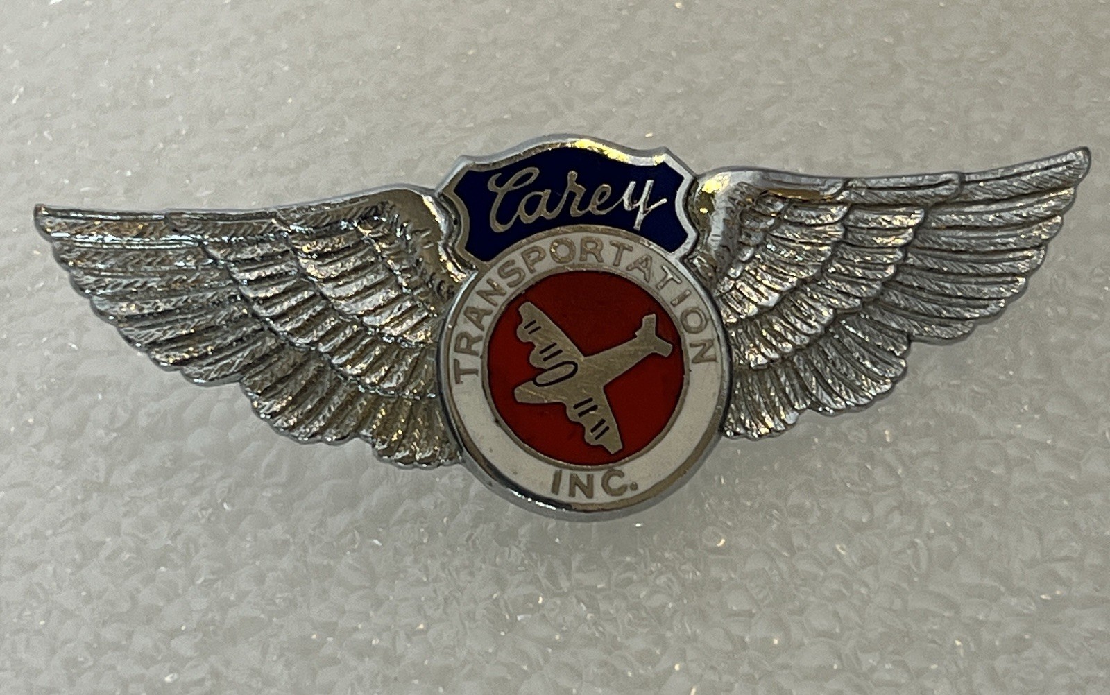 VINTAGE CAREY TRANSPORTATION BADGE/PIN VINTAGE CAREY TRANSPORTATION BADGE/PIN