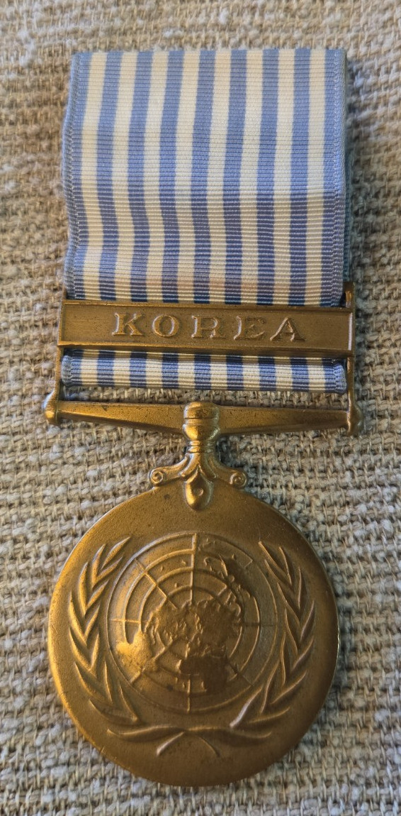 Authentic UN United Nations Service Medal - Korea 1950-1954 Military Award