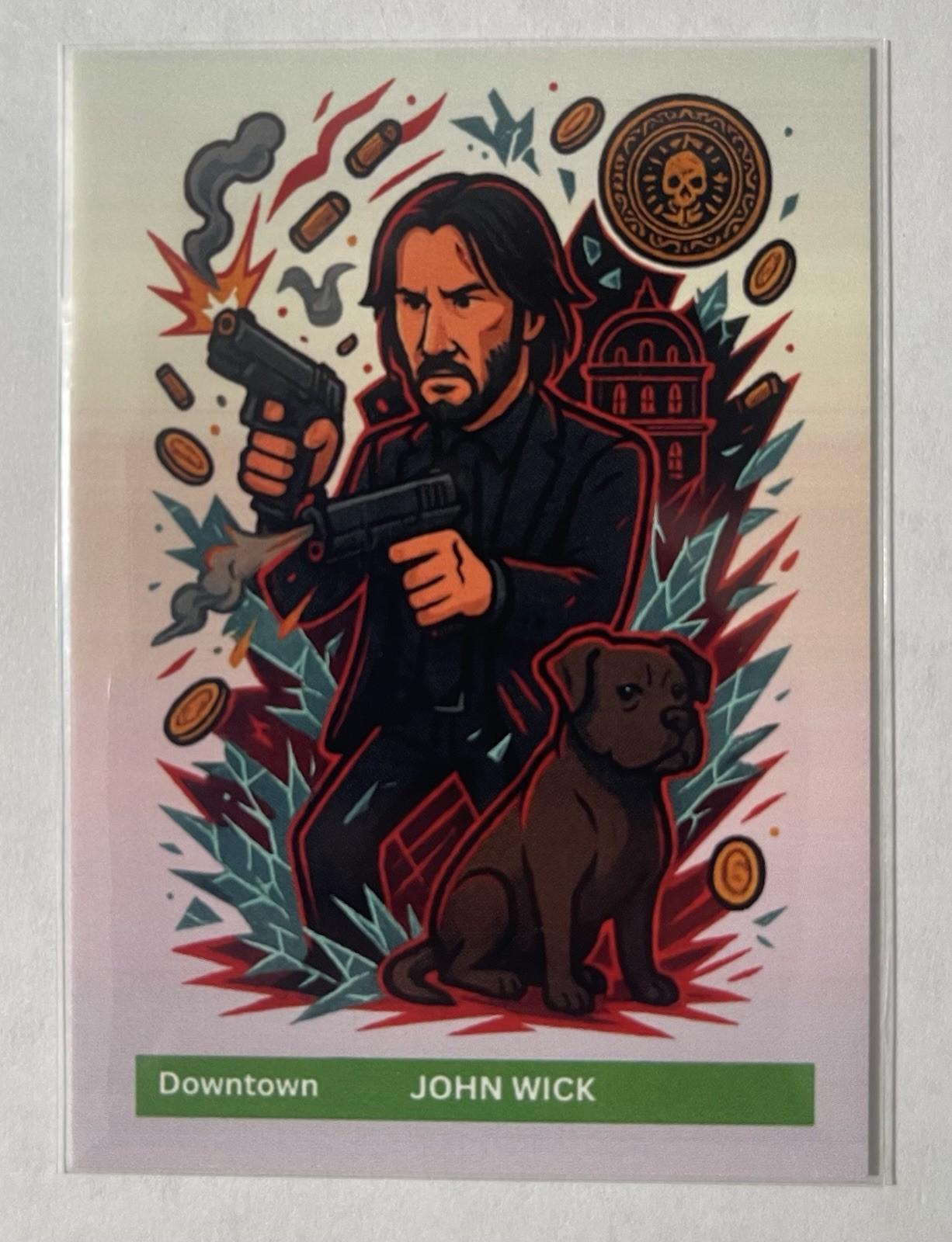 John Wick Custom Downtown Card #DT-JW Rare