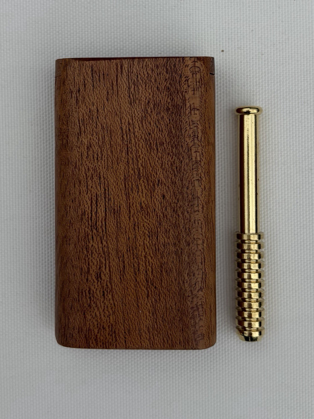 Handcrafted  Mahogany Hardwood dugout box with sliding Lid.