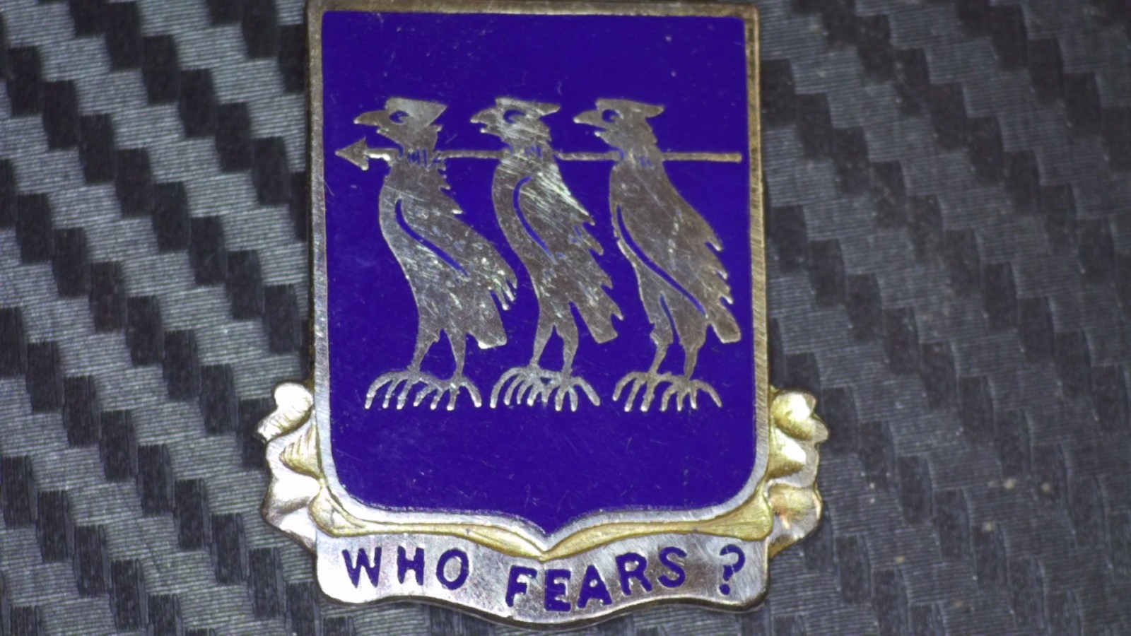 Vintage WWII Era A.H. Dondero Sterling Silver Ravens with a Spear \