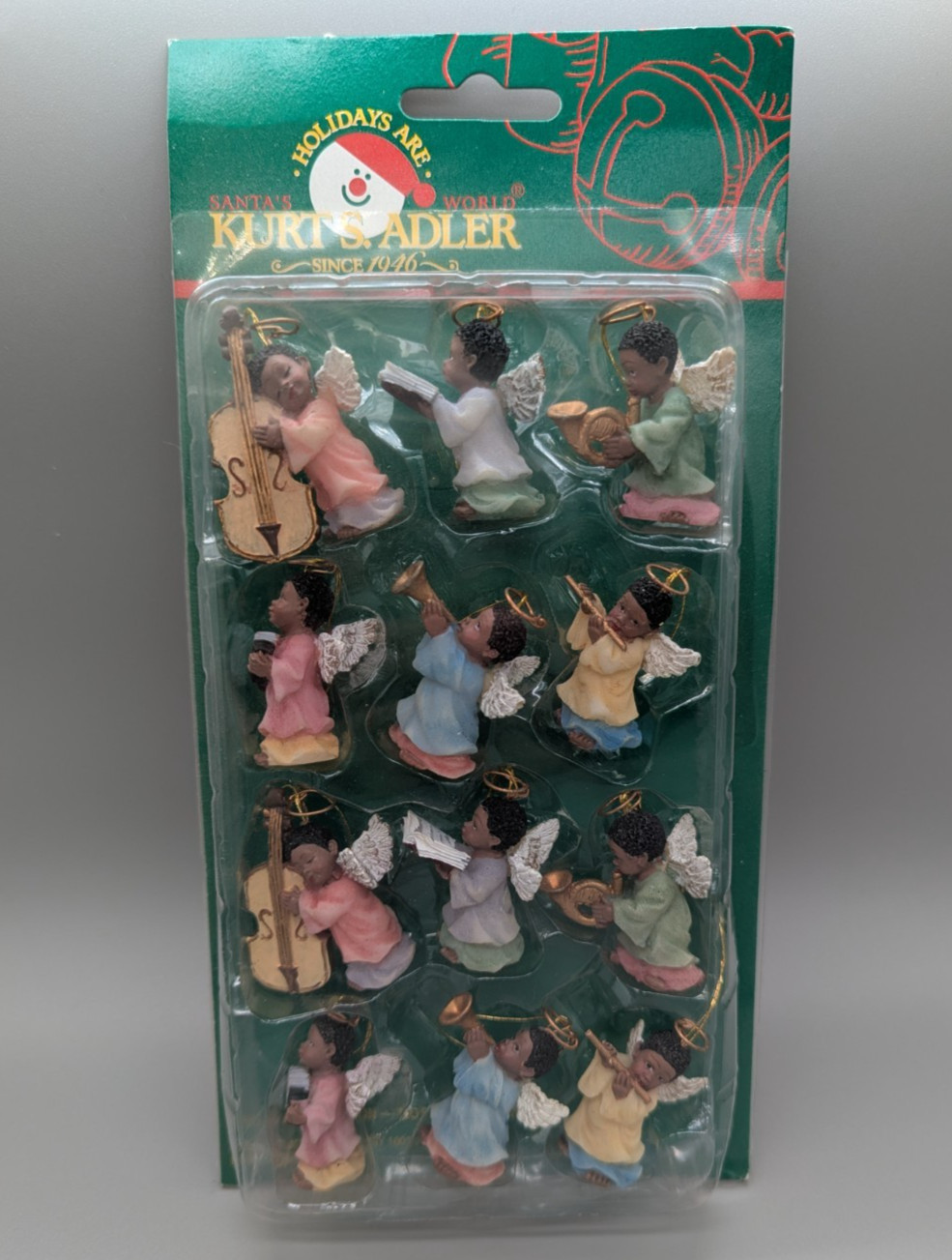 Kurt S Adler Holidays Black Angels Ornament Santa's World African American