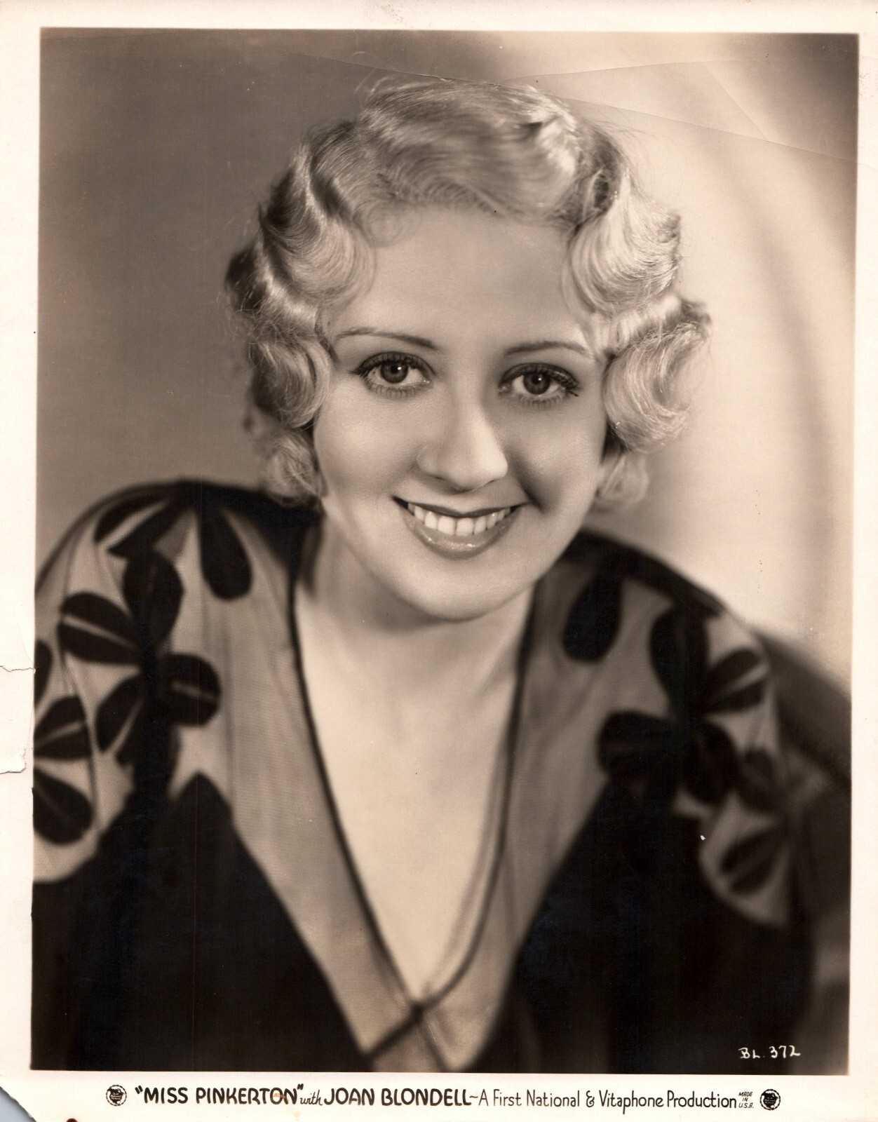 HOLLYWOOD PRE-CODE JOAN BLONDELL STYLISH POSE PORTRAIT 1932 ORIG Photo 514