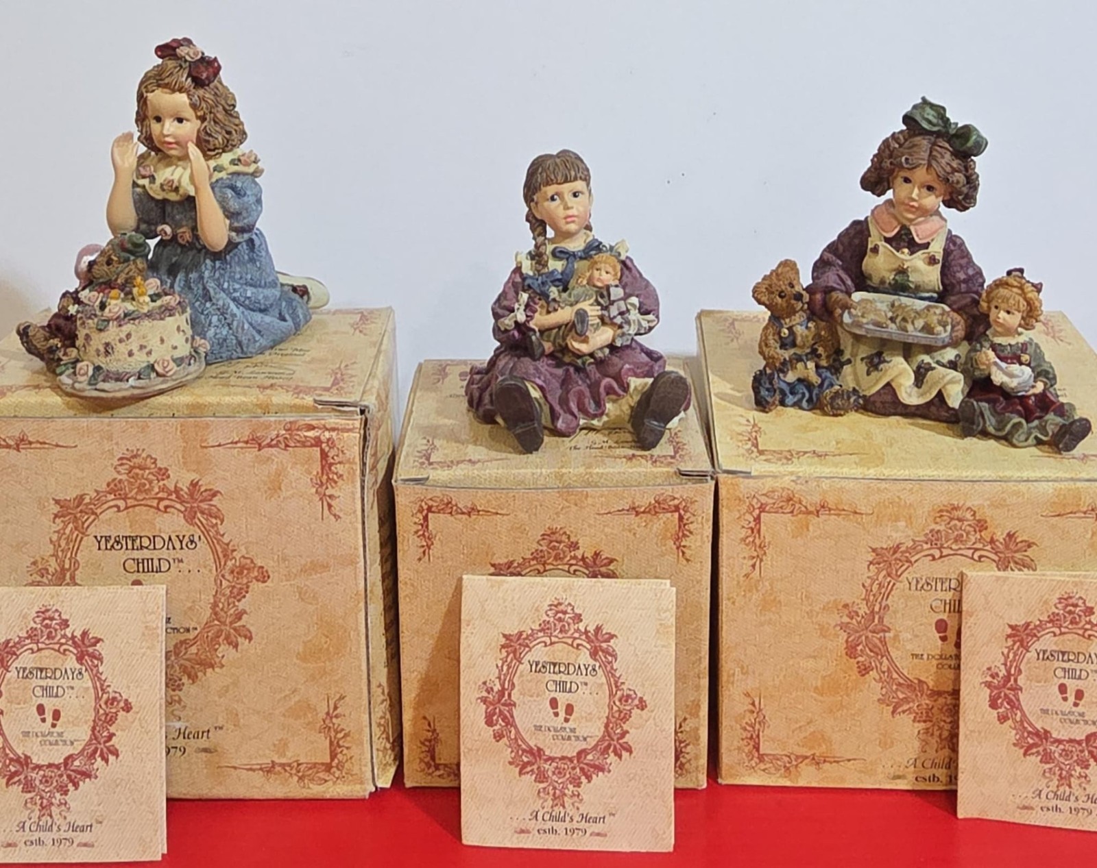 YESTERDAYS' CHILD A CHILD'S HEART  CELEBRATION SERIES No. 1  No.2  & No.4