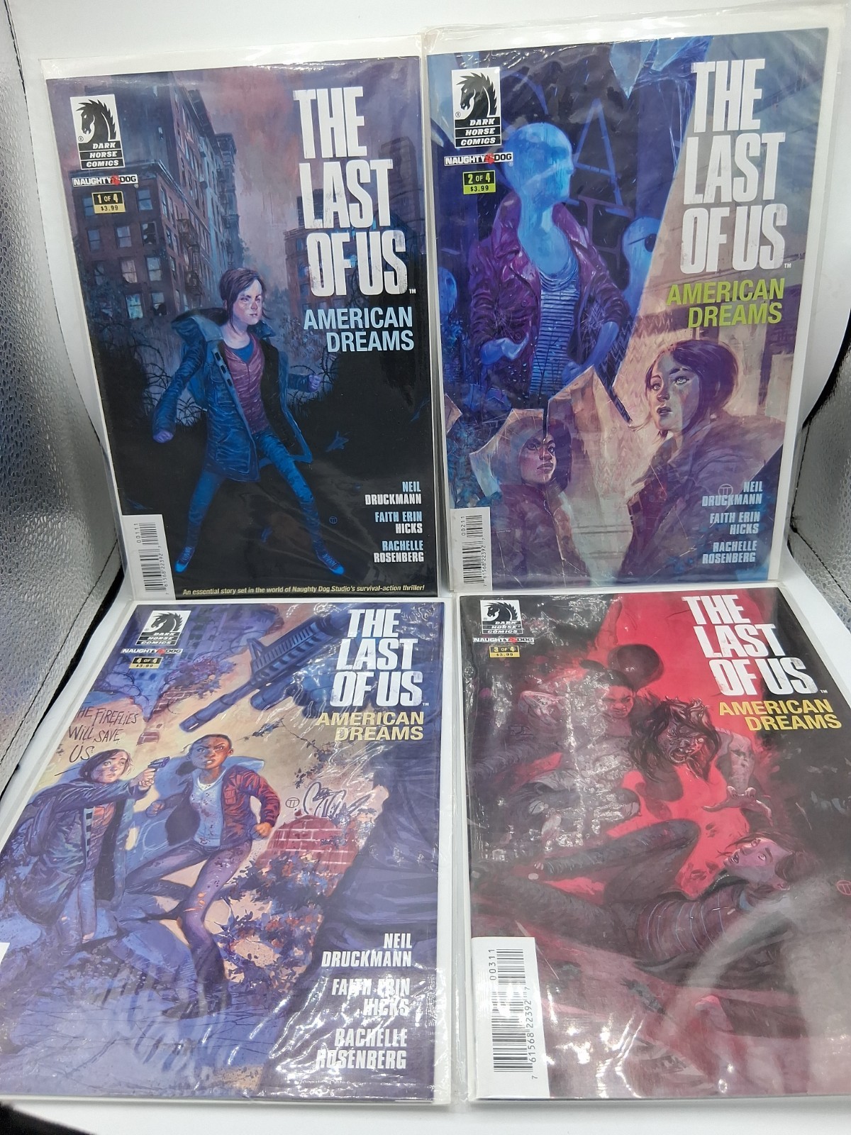 The Last Of Us comics #1 - 4 ALL First Print  Complete Set