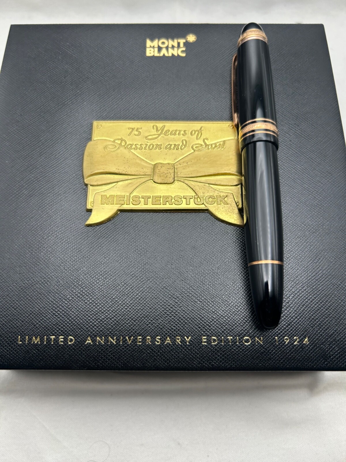 Montblanc 75th Anniversary 149 FP , LE 1924, 18K M Nib-Exc. Condition Montblanc 75th Anniversary 149 FP , LE 1924, 18K M Nib-Exc. Condition