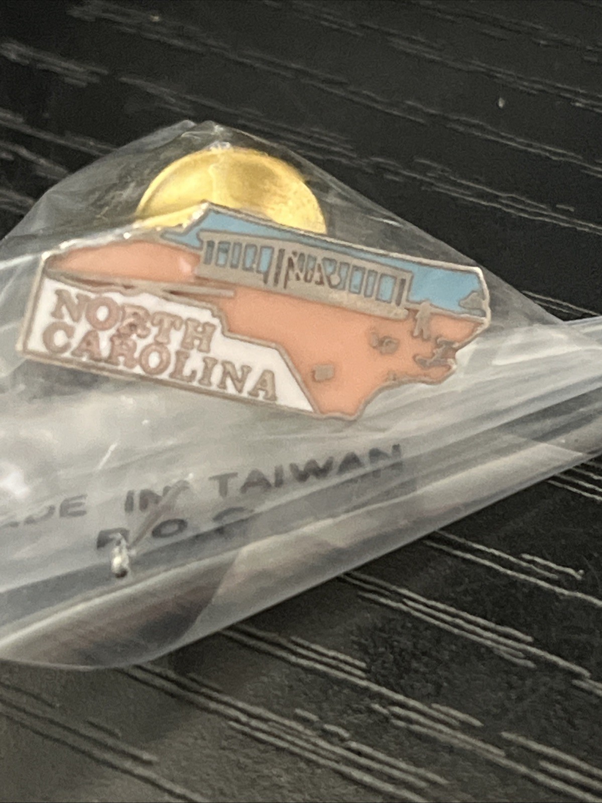 North Carolina Travel Souvenir Lapel Pin by MAFCO Antique Airplane Small Size North Carolina Travel Souvenir Lapel Pin by MAFCO Antique Airplane Small Size