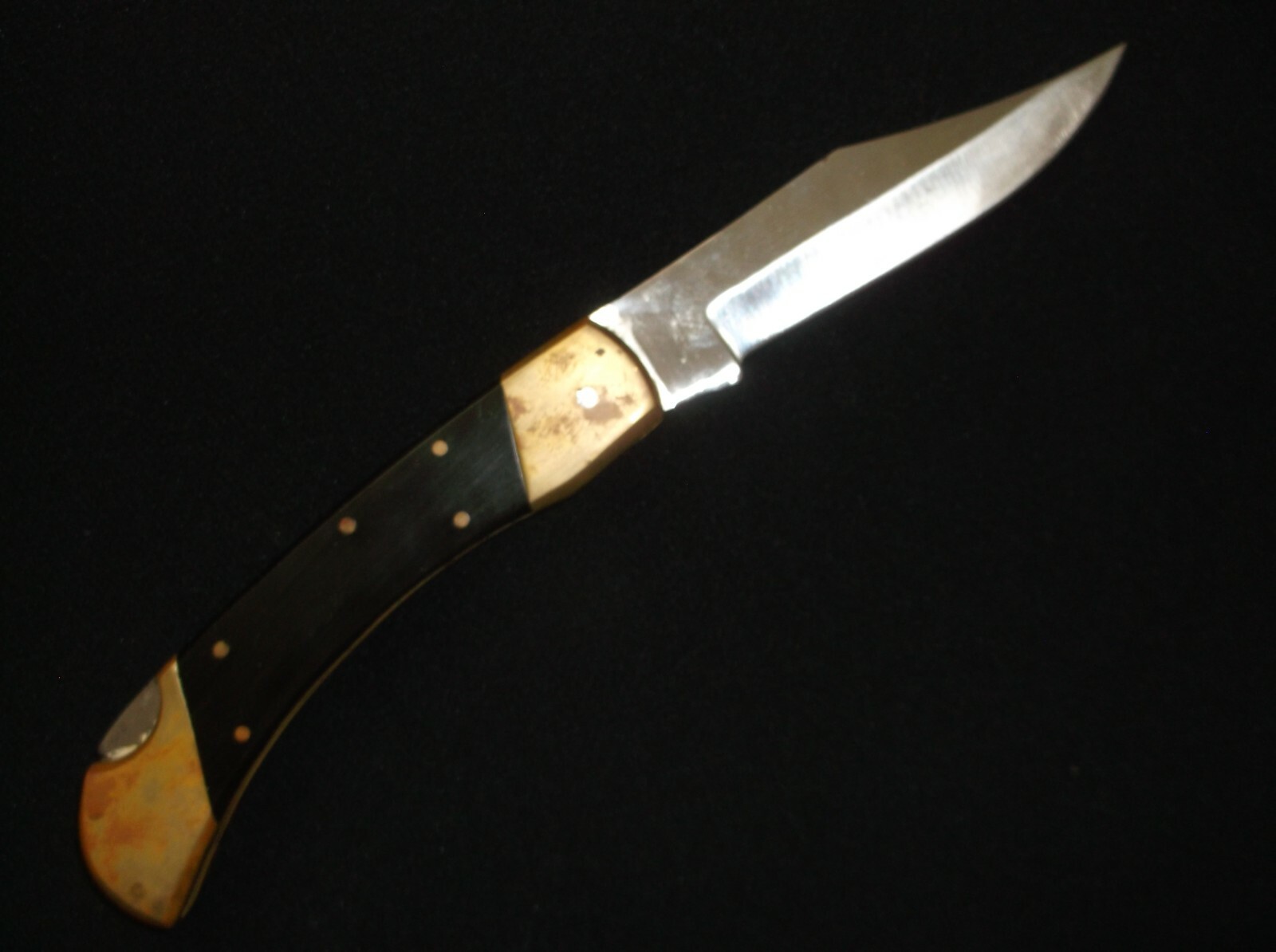 Large Unmarked Lockback Folding Knife