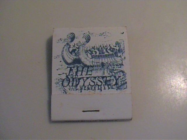 VINTAGE 1970\'S THE ODYSSEY RESTAURANT MATCHBOOK - UNUSED