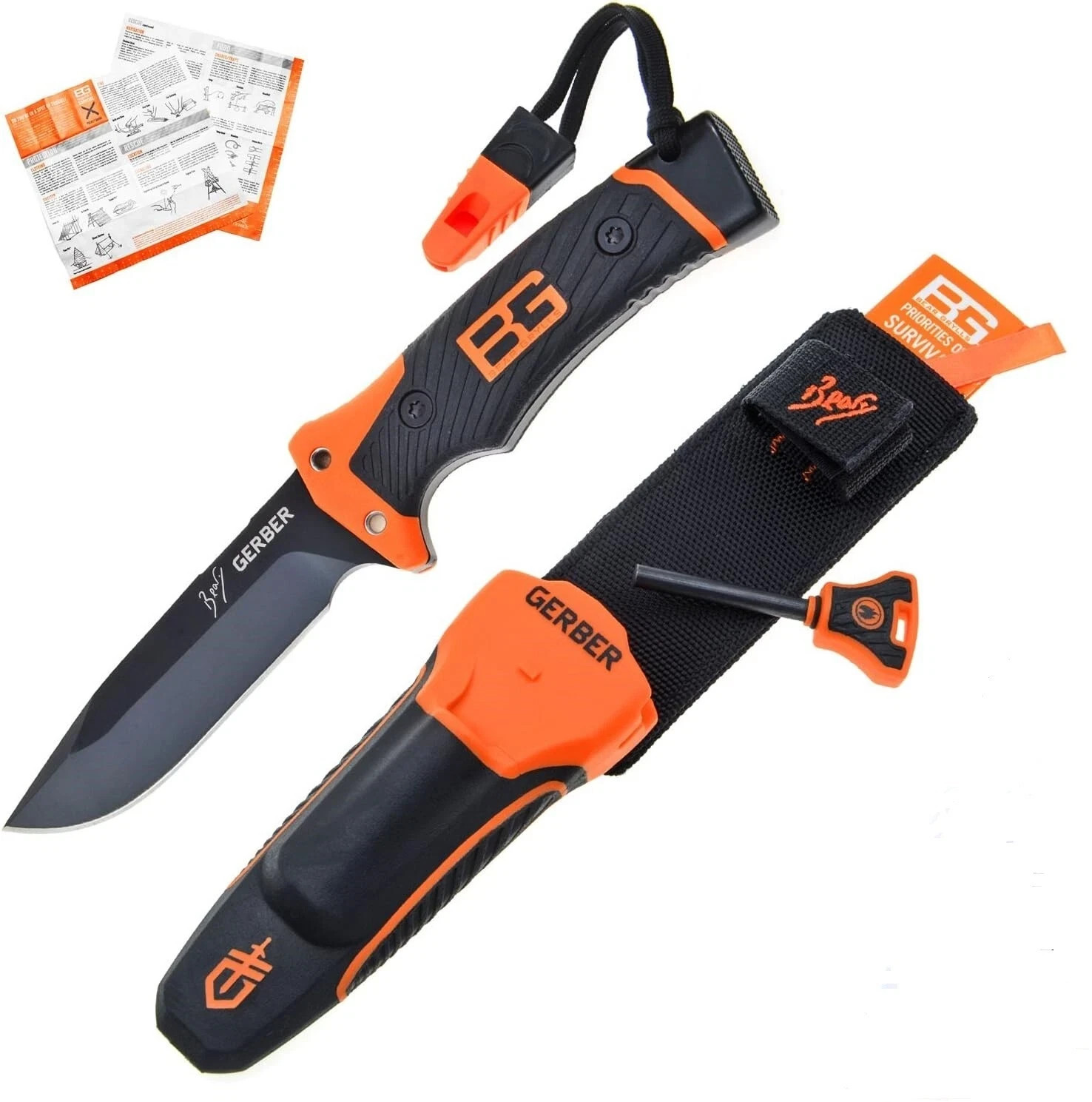 GERBER Bear Grylls PRO Survival Fixed Blade Knife *BRAND NEW*