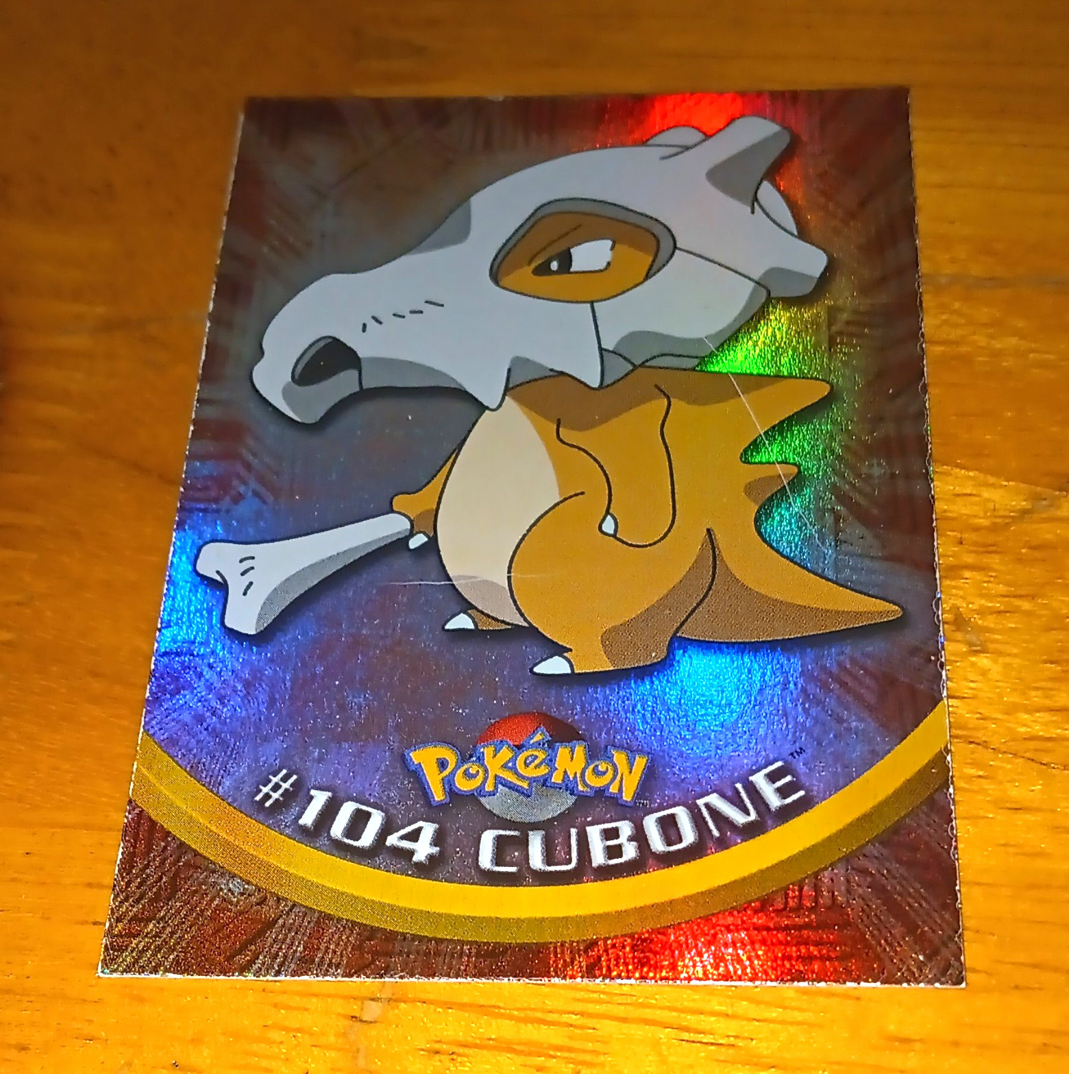 Pokémon Set Cubone #104 Hologram Non-Sport Trading Card Pokémon TV Show
