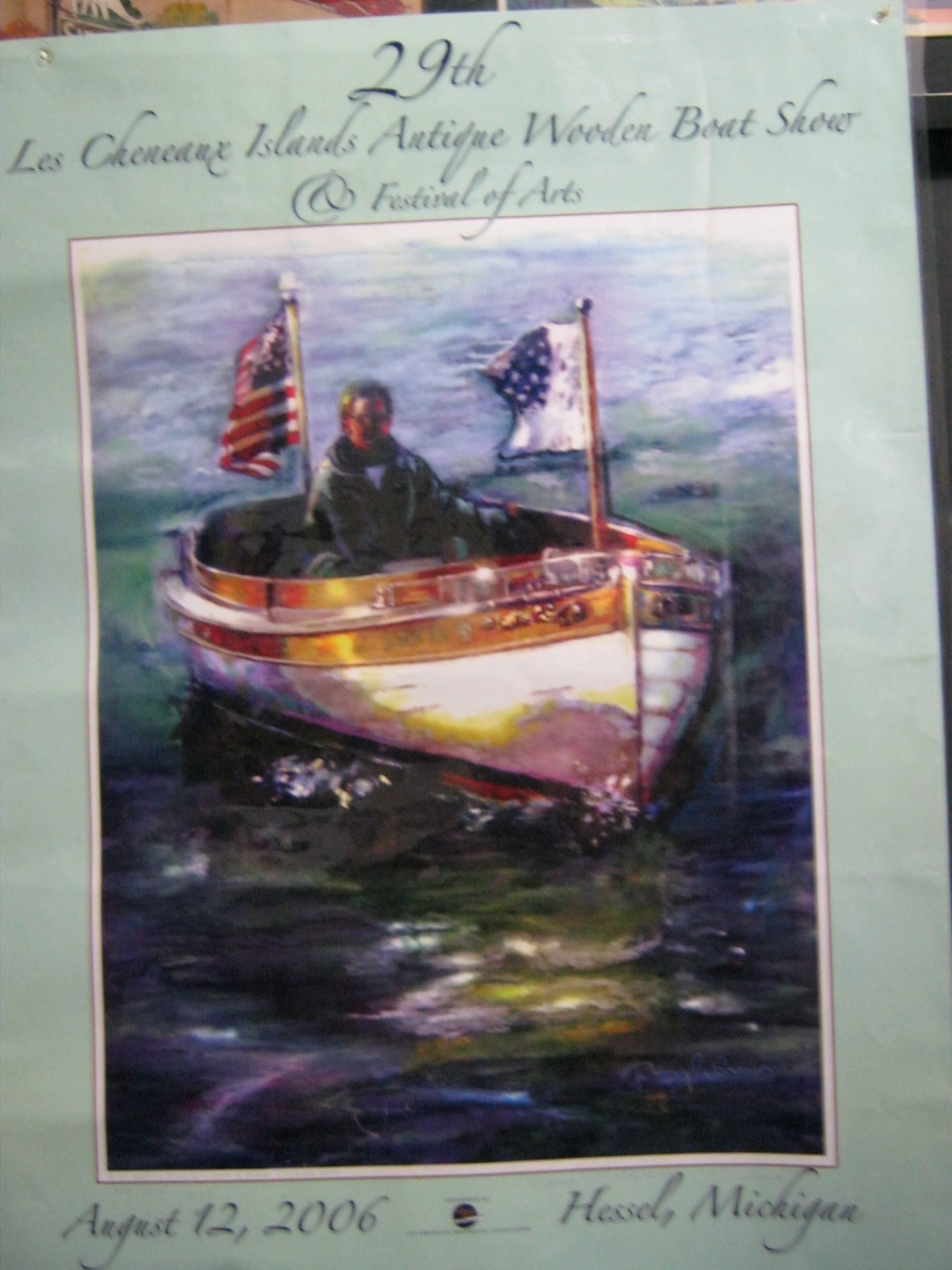 VINTAGE - 29th LES CHENEAUX ISLANDS ANTIQUE WOODEN BOAT SHOW - AUGUST 12, 2006