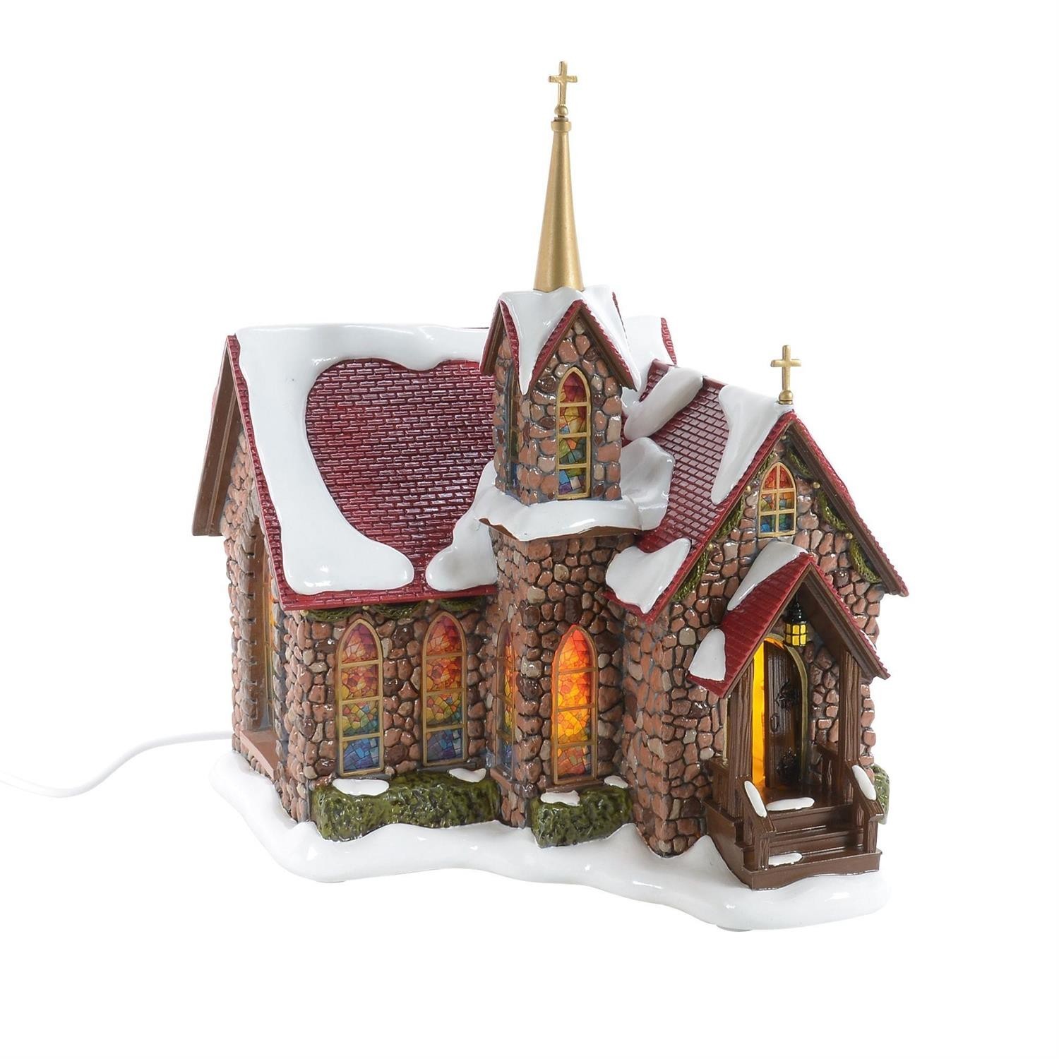 Dept 56 50th CHAPEL OF ABUNDANT GRACE Snow Village 6018429 BRAND NEW