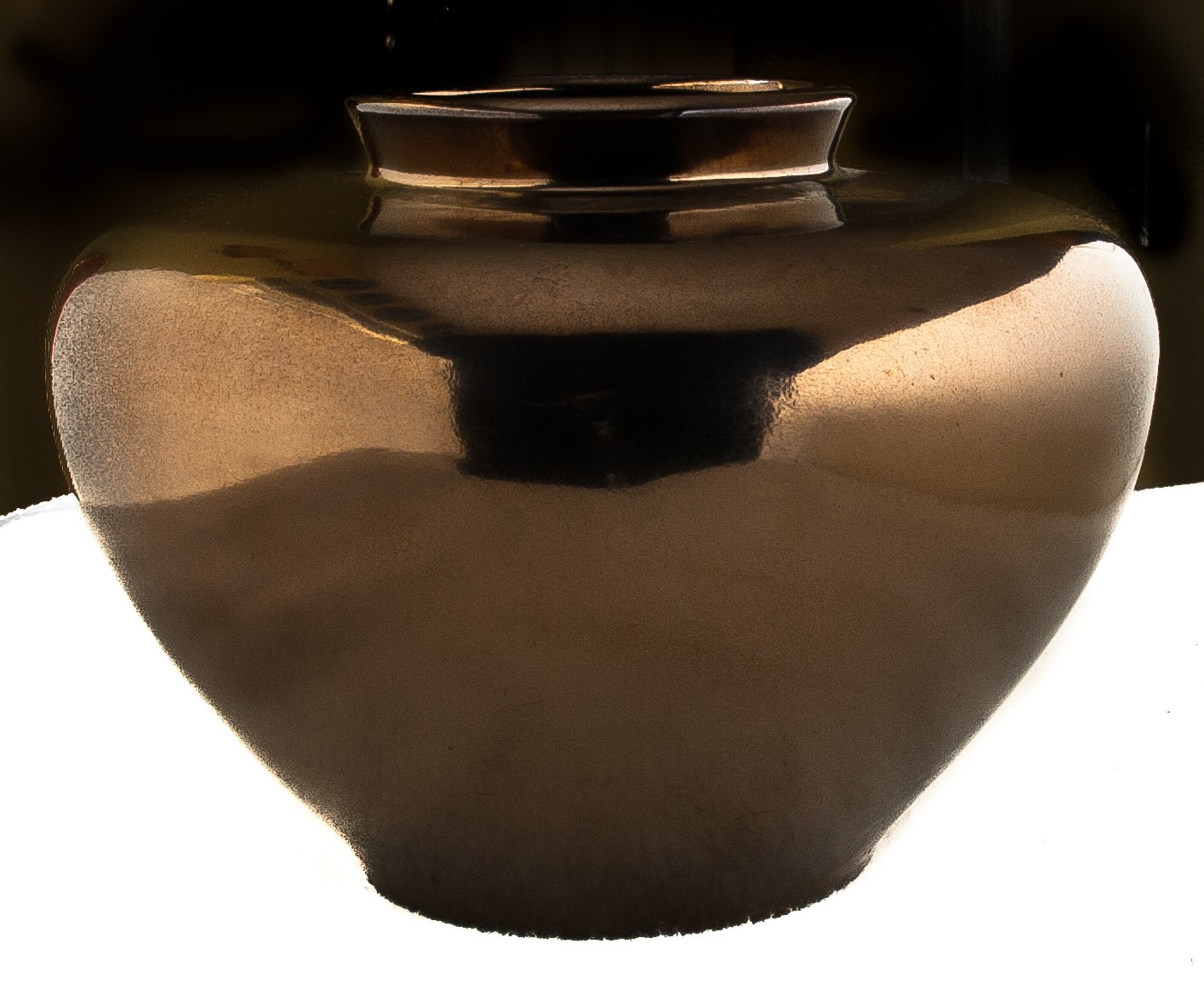 Haeger Bronze Crackle Finish Vase Haeger Bronze Crackle Finish Vase