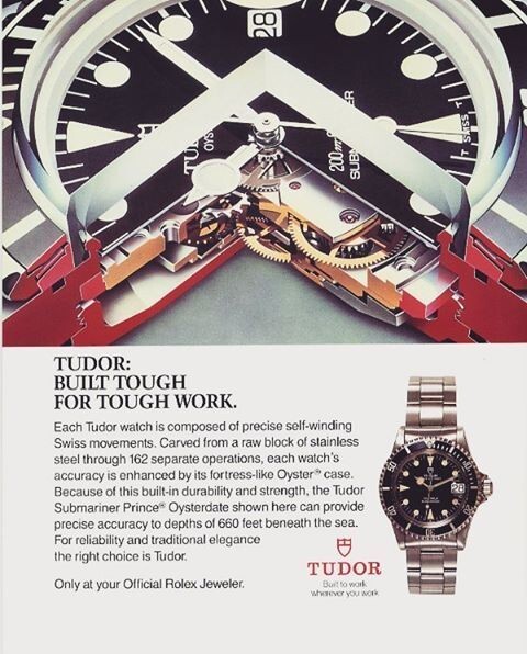 Tudor Watch Vintage Classic Luxury Ad Reprint – 11x14 Glossy Printed Photo