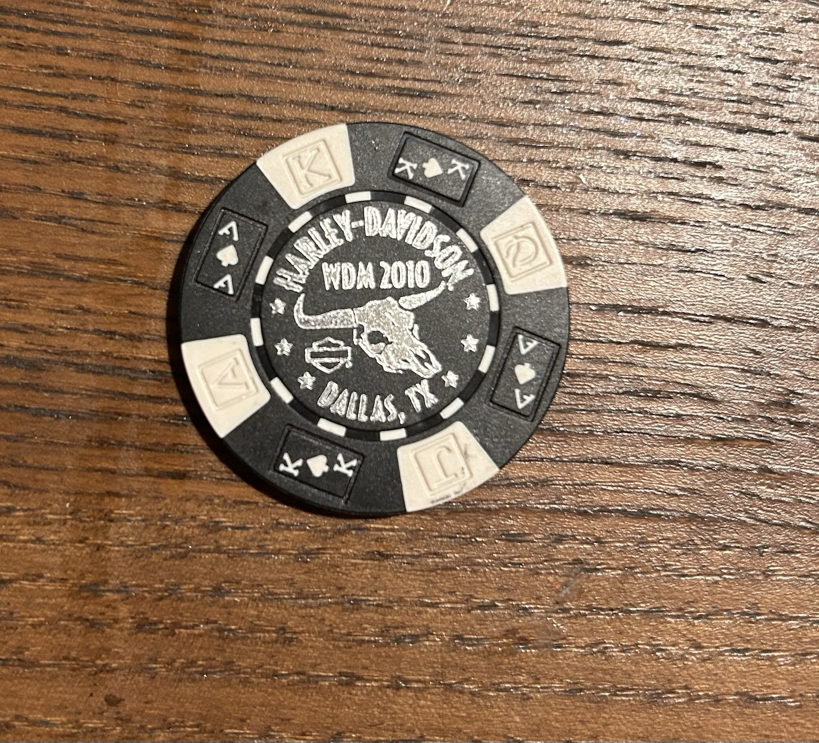RARE Harley-Davidson 2010 Winter Dealer Meeting Poker Chip Dallas, TX Exclusive