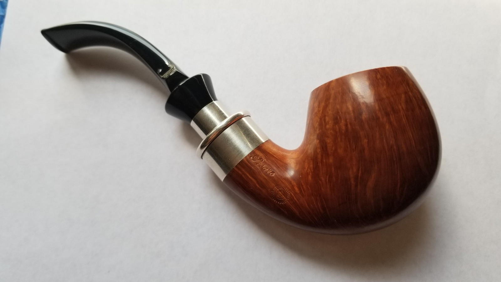 MASTRO DE PAJA Nice Grain 3C + ONE SUN ESTATE TOBACCO SMOKING PIPE USED