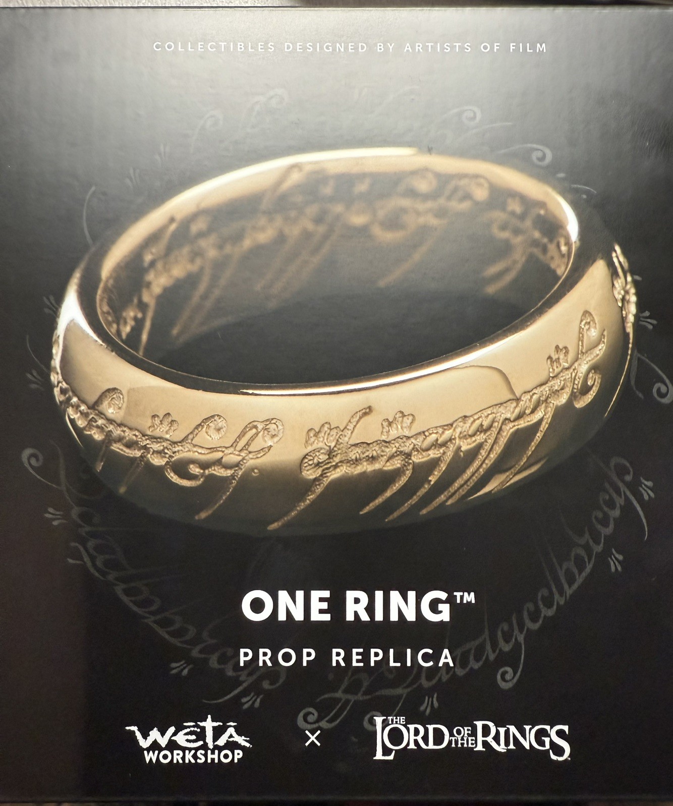 Weta Fan Expo Exclusive Giant One Ring LotR 25th Anniversary Prop Replica NEW Weta Fan Expo Exclusive Giant One Ring LotR 25th Anniversary Prop Replica NEW