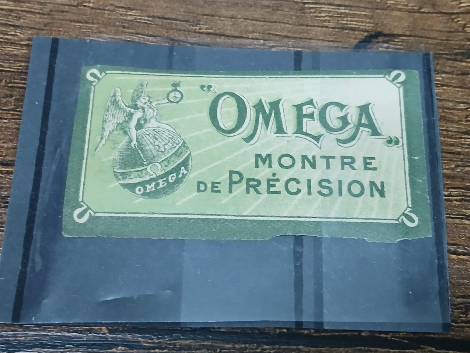 Vintage OMEGA Watches Vignette Document - Antique Horology Ephemera - RARE