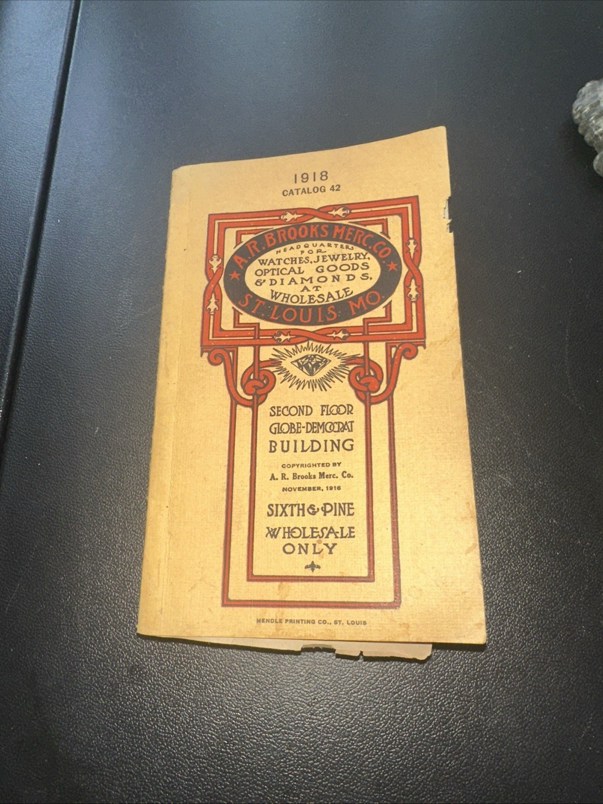 1918 A.R. Brooks Merc. Co. Jewelers Catalog Book Jewelry,Watches,Diamonds 1918 A.R. Brooks Merc. Co. Jewelers Catalog Book Jewelry,Watches,Diamonds