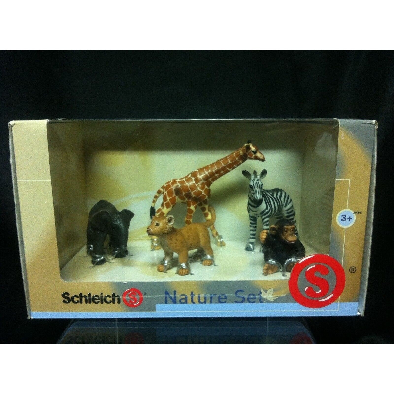 Schleich Wild Life Babies Nature Set 40955 Chimp, Zebra, Lion, Giraffe, Elephant Schleich Wild Life Babies Nature Set 40955 Chimp, Zebra, Lion, Giraffe, Elephant