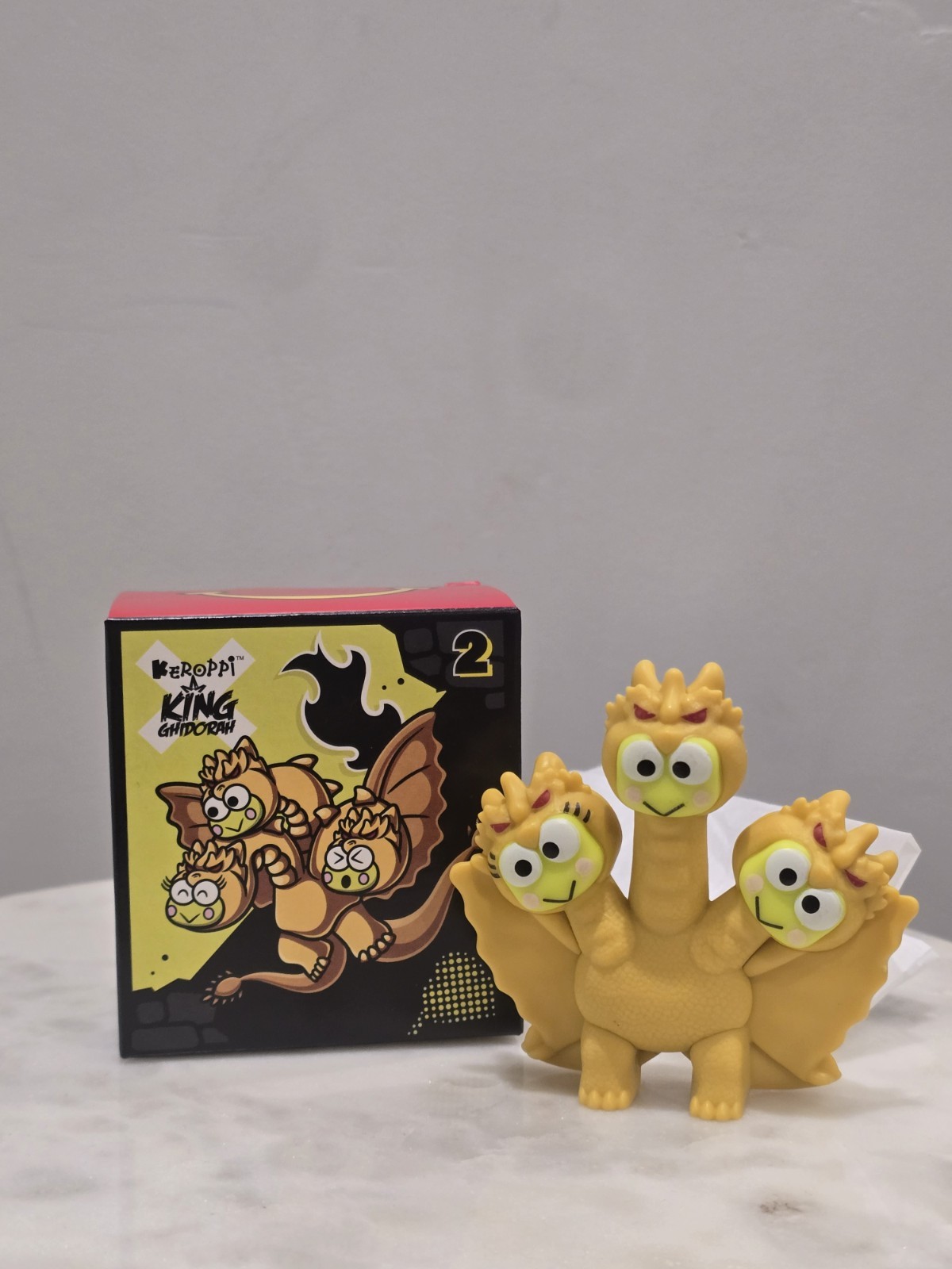 2026 McDonald's Keroppi x King Ghidorah Godzilla Happy Meal Toy NIB