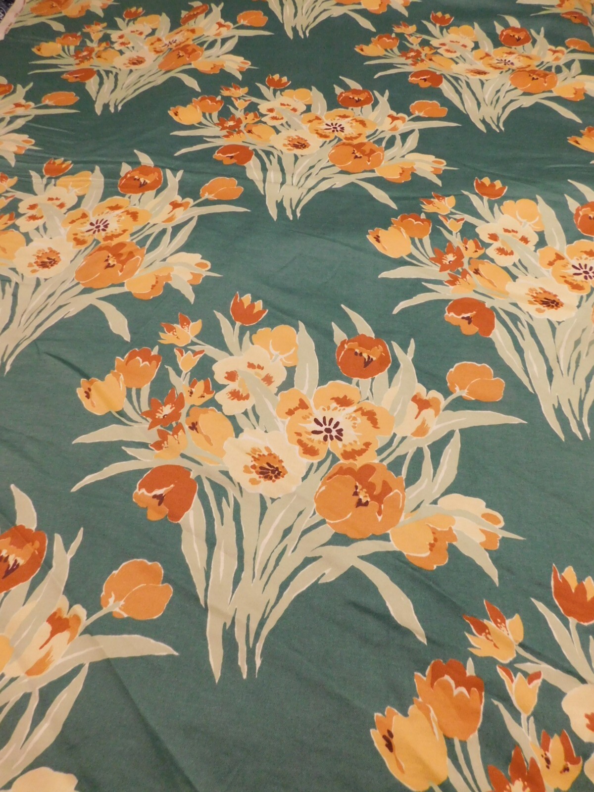 Gabrielle Cie REDUCED 4 CLEARANCE Designer Green Cotton 54 Luxury Drapery Fabric
