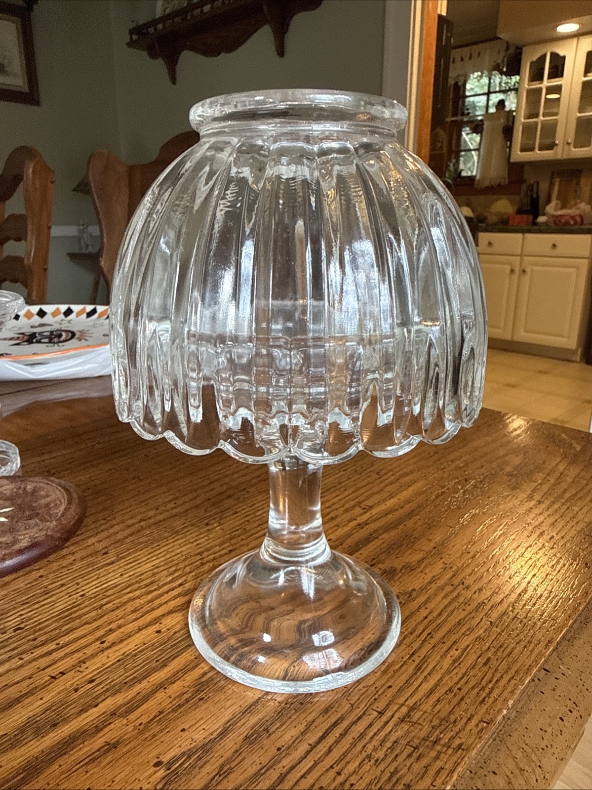 Vintage L.E. Smith Ribbed Fairy Lamp Vintage L.E. Smith Ribbed Fairy Lamp