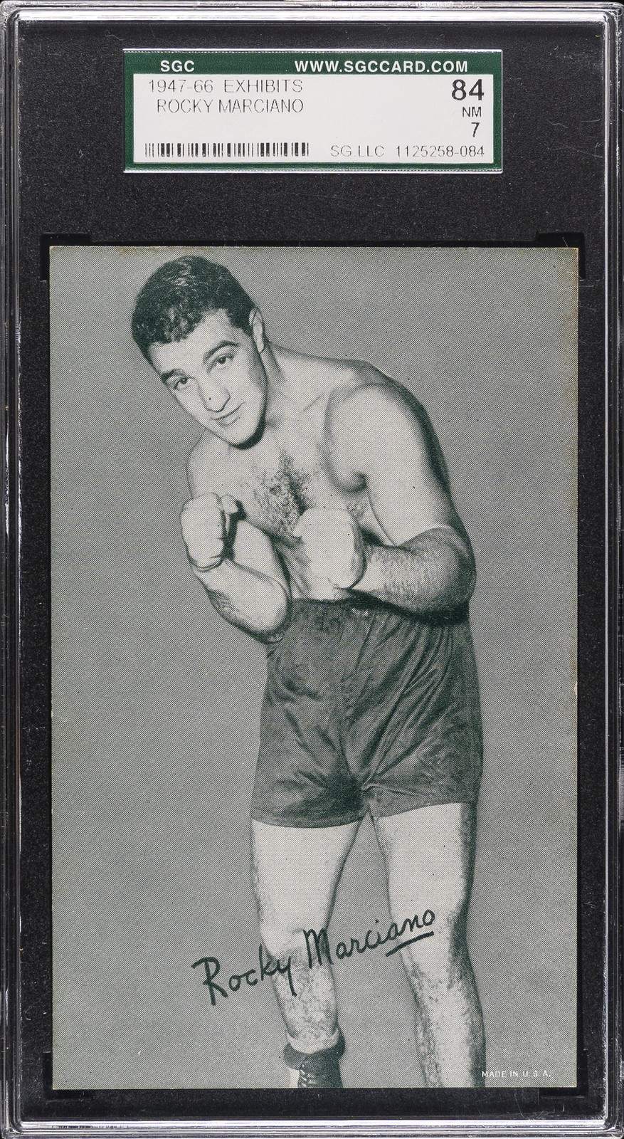 1947-66 EXHIBITS ROCKY MARCIANO SGC 7