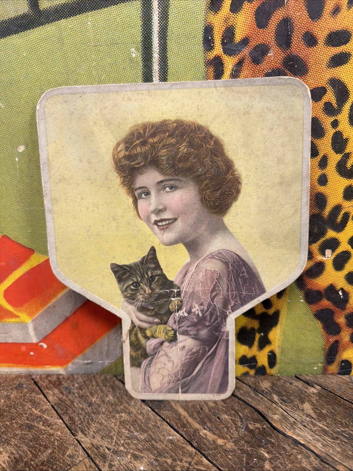 VINTAGE C. 1930 ASHCRAFT UNDERTAKER EMBALMER FAN SIGN FUNERAL CAT NEW JERSEY VINTAGE C. 1930 ASHCRAFT UNDERTAKER EMBALMER FAN SIGN FUNERAL CAT NEW JERSEY