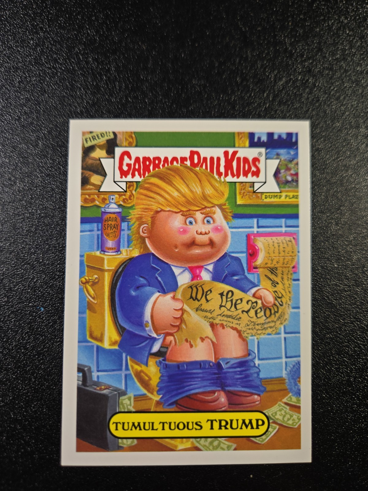 Impeach & Convict Donald Dump Spoof Tumultuous Trump Garbage Pail Kids 2016 Card Impeach & Convict Donald Dump Spoof Tumultuous Trump Garbage Pail Kids 2016 Card