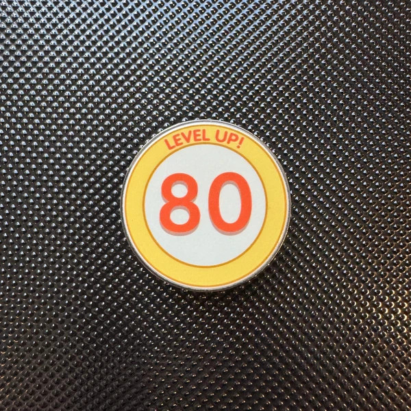 Custom Pokemon Trainer Level 80 Pin