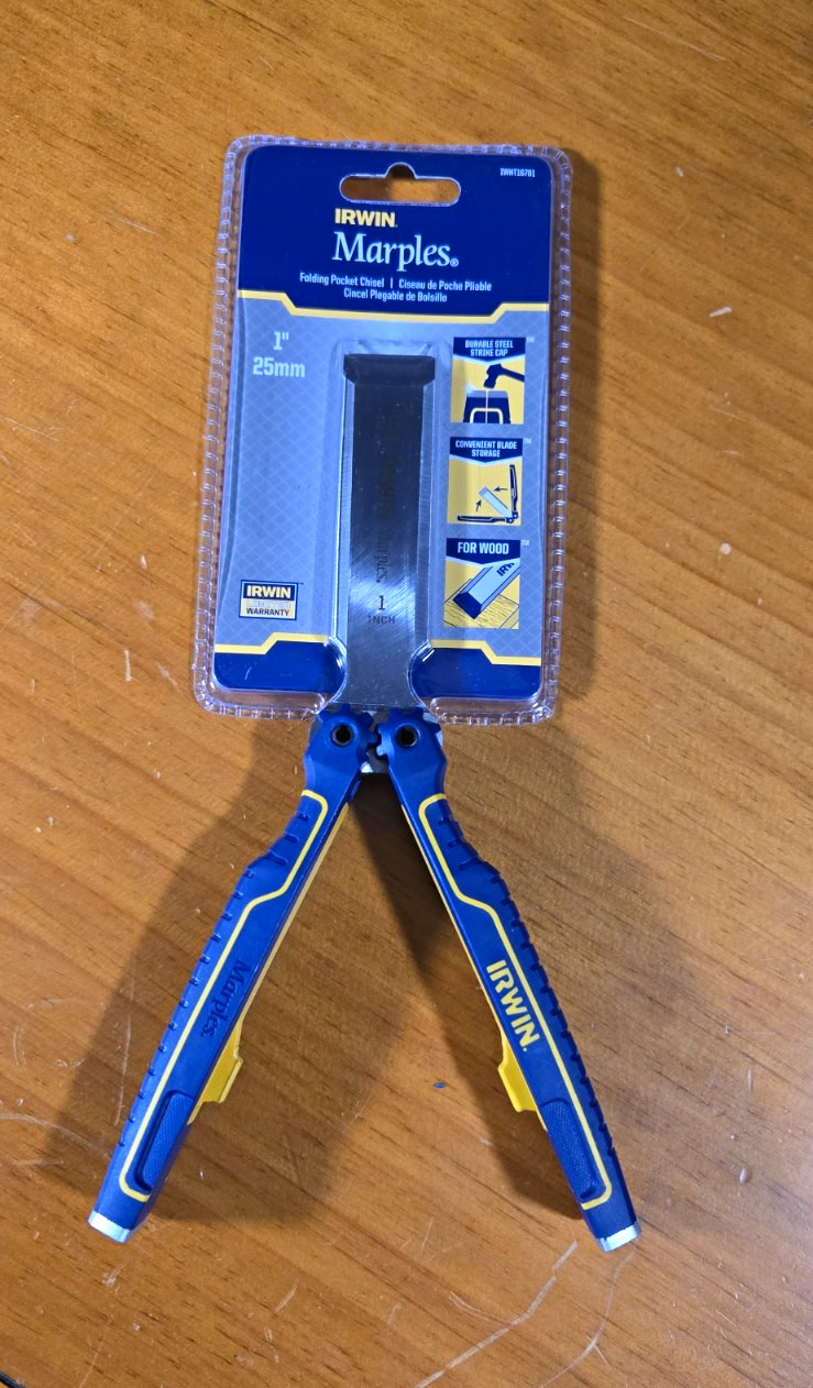 Irwin Marples 25mm 1-inch Folding Pocket Chisel