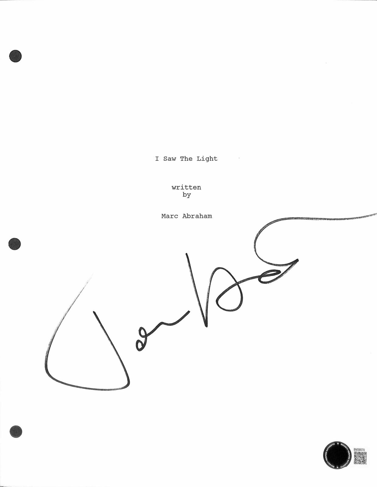 Tom Hiddleston Signed \