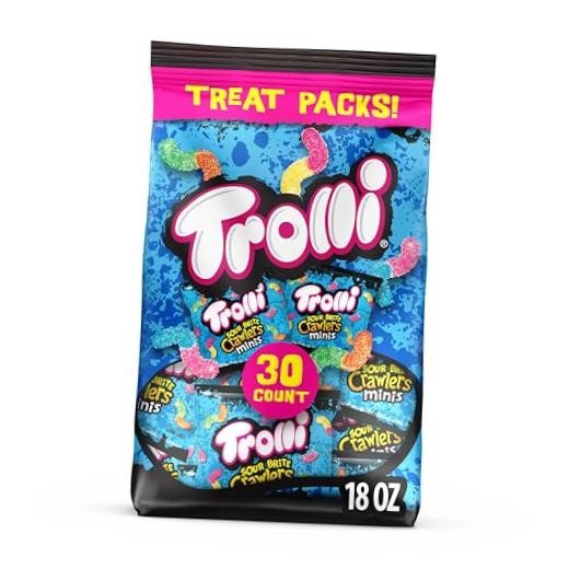 Mini Sour 0.6 Ounce (Pack of 30) Cherry-Lemon, Strawberry-Grape, Orange-Lime