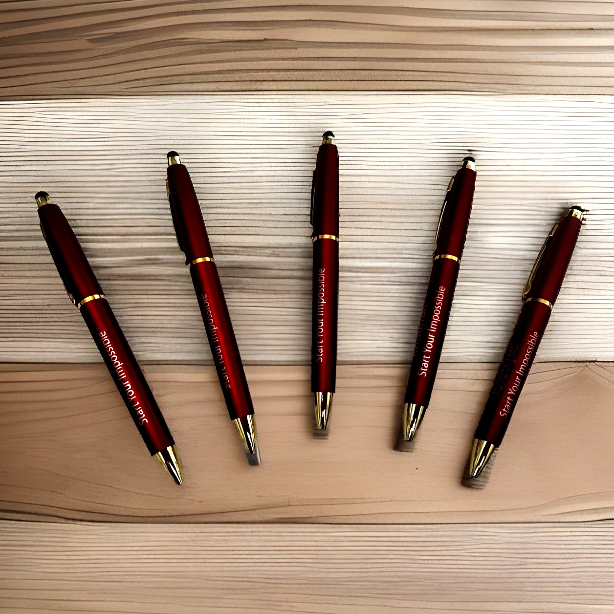 Lot of 10 TOYOTA Twist to Write Ink Pens Black Ink 